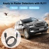 Jsvecip Radar Detector Cord, USB to RJ11 Plug Cable,for Escort