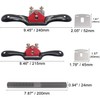 KOOTANS 2pcs 9" 10" Adjustable Spokeshave with Flat Base, 4pcs