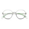 POLAROID Model PLD D490/G Ladies Oval Metal Eyeglass Frame (Includes