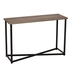 Household Essentials Ashwood Sofa Table | Console Table for Entryway | Gray-Brown