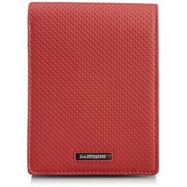 [ノイ・インテレッセ] サール札入れ 3943 クロxレッド
