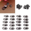 Ejoyous Boot Hooks Lace Fittings with Rivets - 20pcs/set for