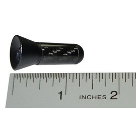 35mm Real Hand-Laid BLACK CARBON FIBER + Billet Aluminum Short Super Stubby Euro Antenna for Toyota Prius Celica Corolla