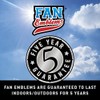 Fan Emblems AFL North Melbourne Kangaroos Lensed Chrome Supporter Logo
