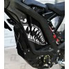 Shark Mouth Battery Accent Decal Graphic Kit - Fits SurRon
