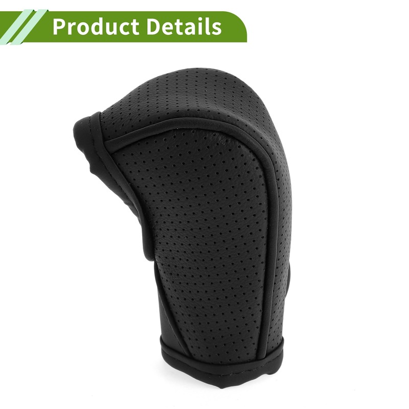 Universal 11.5x5cm/4.53"x1.97" Gear Shift Knob Cover Anti-Slip Stick Shifting Handle
