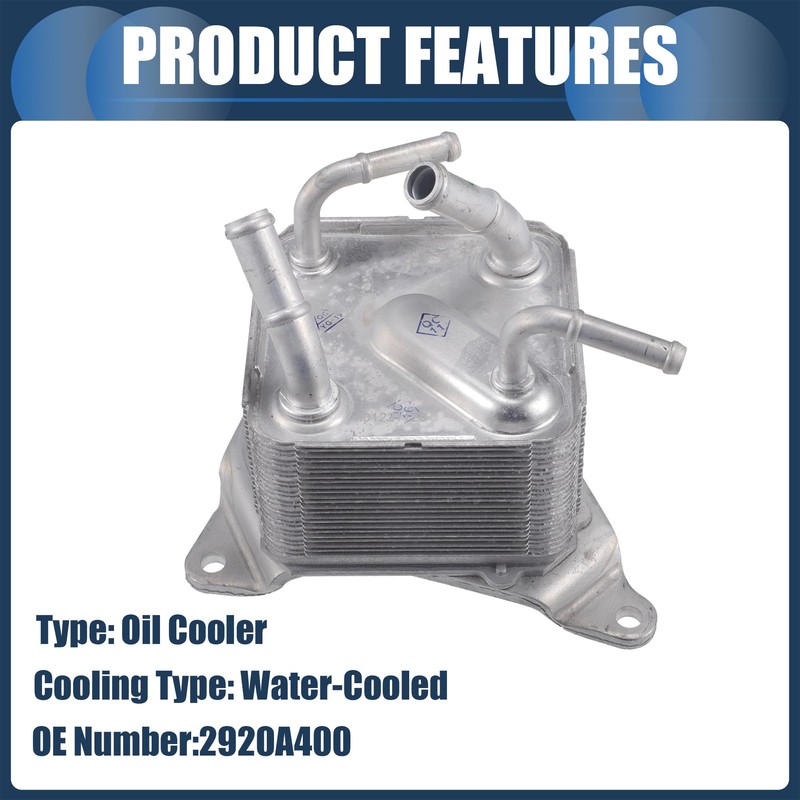 INFINAUTO Engine Oil Cooler, Transmission Oil Cooler No.2920A400 for Mitsubishi