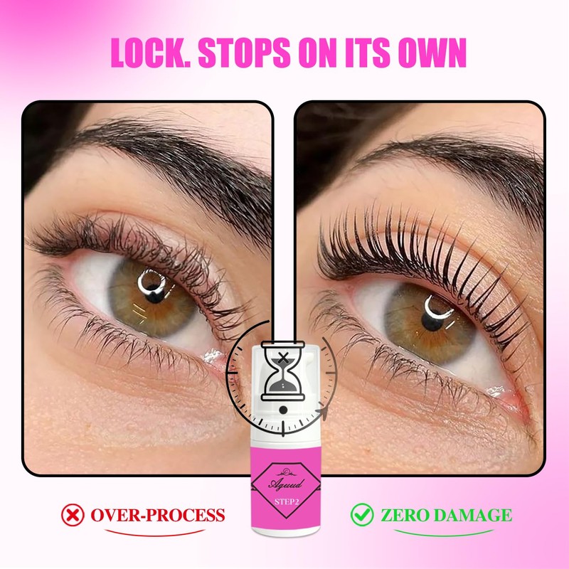 Eyelash Perming Kit Semi-Permanent Eyelash Perming Includes Upgraded Adhesive Powder