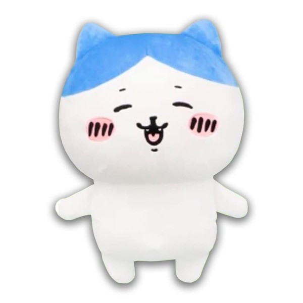 Hachiware Character Smile Super Big Plush Toy, Approx. 15.7 inches (40 cm), Extra Large, Chiikawa, Official Goods