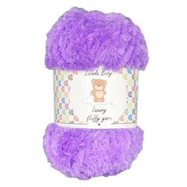 Zarela Baby Luxury Fluffy Yarn Wool 50g (07 Lilac)