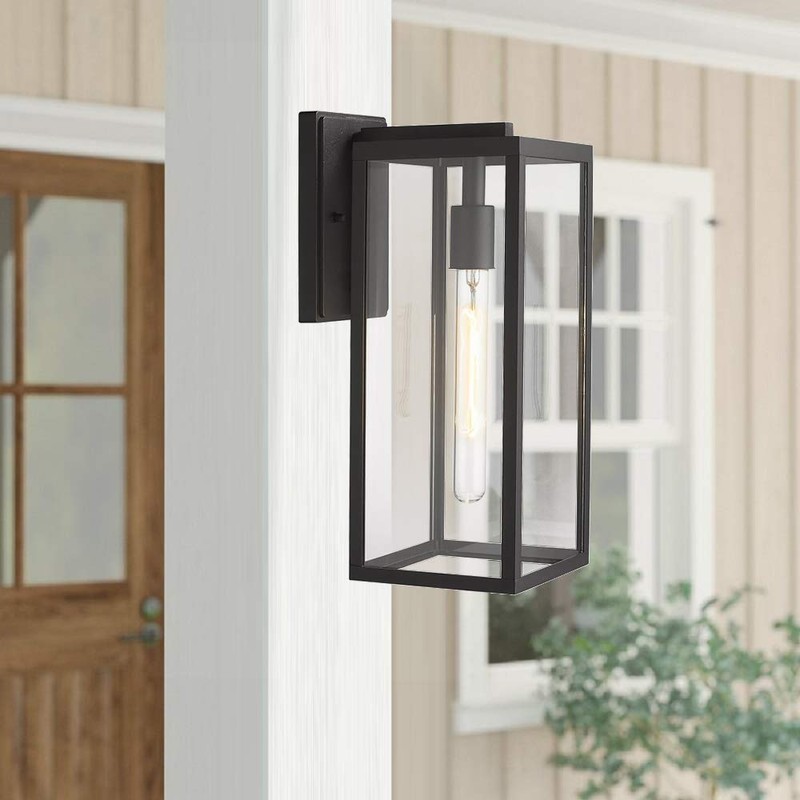 Bestshared Outdoor Wall Lantern, 15"1-Light Exterior Wall Sconce Light Fixtures,Wall