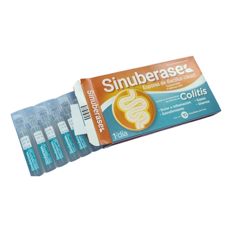 Sinub Erase 10 Ampolletas Ingeribles Probióticos