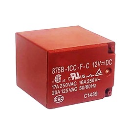 875B-1CC-F-C-12VDC 5Pins SPNO Automotive Power Relay Normally Open
