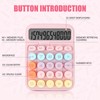 lohey Calculator, 12 Digit Cute Desk Calculator with LCD Display