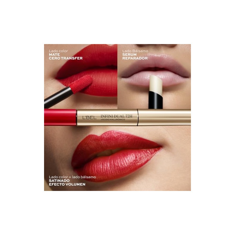 L’BEL Labial Infini Dual Triple Poder – Mate No Transfer,