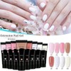 Gel Nails Set Nail Gel Set with Nail File Brush