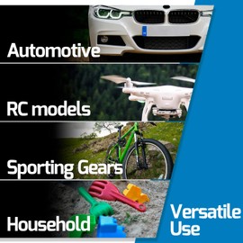 WEP 960-V Grey Plastic Welder Kit 110V with LED Lights with 200 Hot Staples and Pliers for Car Bumper Plastic Welding, Plastic Gas Tank Repair, a Great Automotive Tools for Mechanics