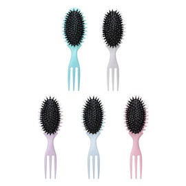 AIXXCUVQ ABS Orderly Comb For Natural Curls ABS And Hair Styling Curling Brush Curly And Maintenance Elastic For Styling And, purple