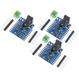 CANADUINO® 3 x WEMOS D1 Mini DC Power Shield V1.1.0