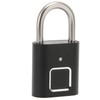 Fingerprint Padlock Biometric Smart Security Digital Lock Water Resistant USB