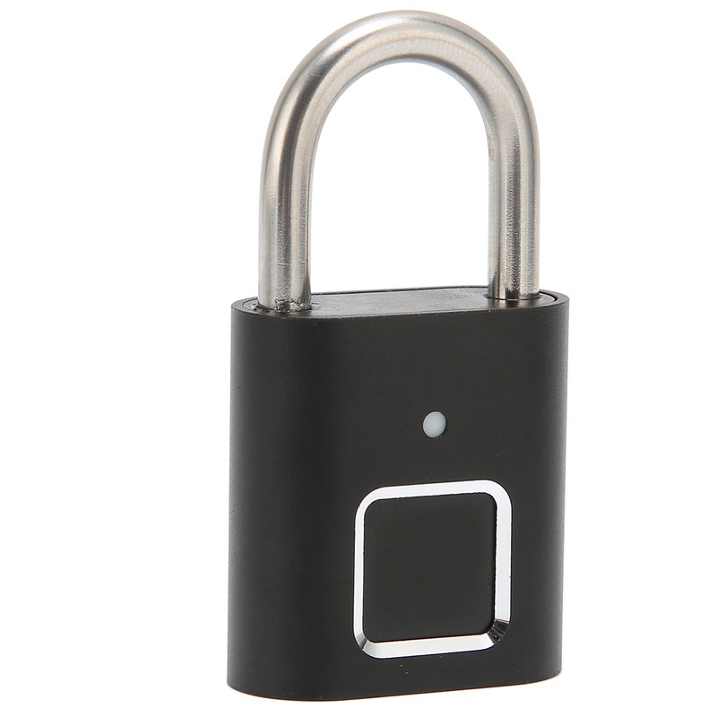 Fingerprint Padlock Biometric Smart Security Digital Lock Water Resistant USB