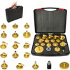 Brake Fluid Bleeder Adapter Kit 17PCS Master Cylinder Bleeder Kit