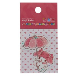 My Melody [Die Cut Mini Sticker] Vinyl Sticker/Parasol Sanrio