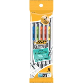 BIC - Mechanical Pencil Xtra Precision Fine Point 0.5 mm - 5 Pack