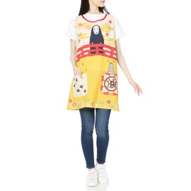 Marushin 1025009700 Studio Ghibli Spirited Away Orchid-type Apron, From Above The Bridge