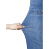 Sidefeel Women's Straight Leg Dad Jeans Stretchy Tummy Control Wide