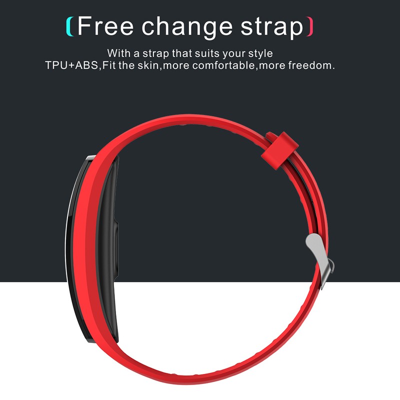 HD Screen Waterproof Smart Bracelet Weather Forecast Sports Reminder Sleep