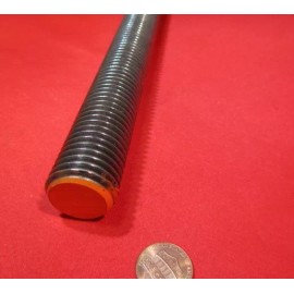 Unbranded 4140 Steel Threaded Rod, Grade B7, RH, 1"-8 x 1 Foot Length