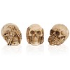 mtb more energy Decorative Skull Figurines "Hear Nothing, See Nothing,