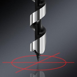 3 Pcs Long Wood Drill Bits Set Woodworking Drill Bit Sets Auger Drill Bit for Wood Hexagonal Auger Bit 6mm/8mm/ 10mm*230mm for Wood Block Brick Tile and Plastic