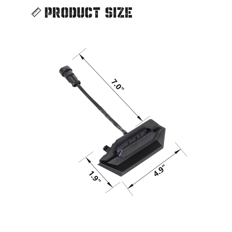 Seven Sparta 4 PCS Grill Led Lights with Fuse Adaptor