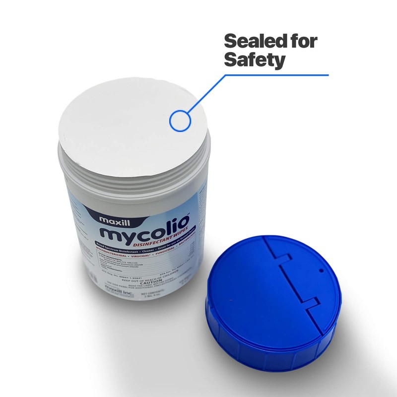 Mycolio Hospital Grade Disinfectant Wipes - 160 Wipes - 6"