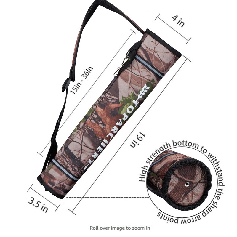 TOPARCHERY Arrow Quiver Archery Back Quiver Hip Large Quiver Arrow