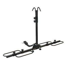 Doppy Hitch Mount Bike Rack,2-Bike Rack Smart Tilting 154 lbs Heavy Weight Capacity for Standard, Fat Tire and Electric Bike, Mount Platform Style for Cars Trucks SUVs Minivans(2-inch Receiver)