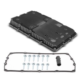 A-Premium Transmission Oil Pan with Drain Plug Compatible with Hyundai Genesis 2013-2016, Genesis Coupe 2013-2016, Equus 2012-2016 & Genesis G80 2017-2020, G70 2019-2020, G90 & Kia K900, Stinger