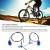 1 Pair Bicycle Hydraulic Disc Brake Four Pistons Aluminum Alloy