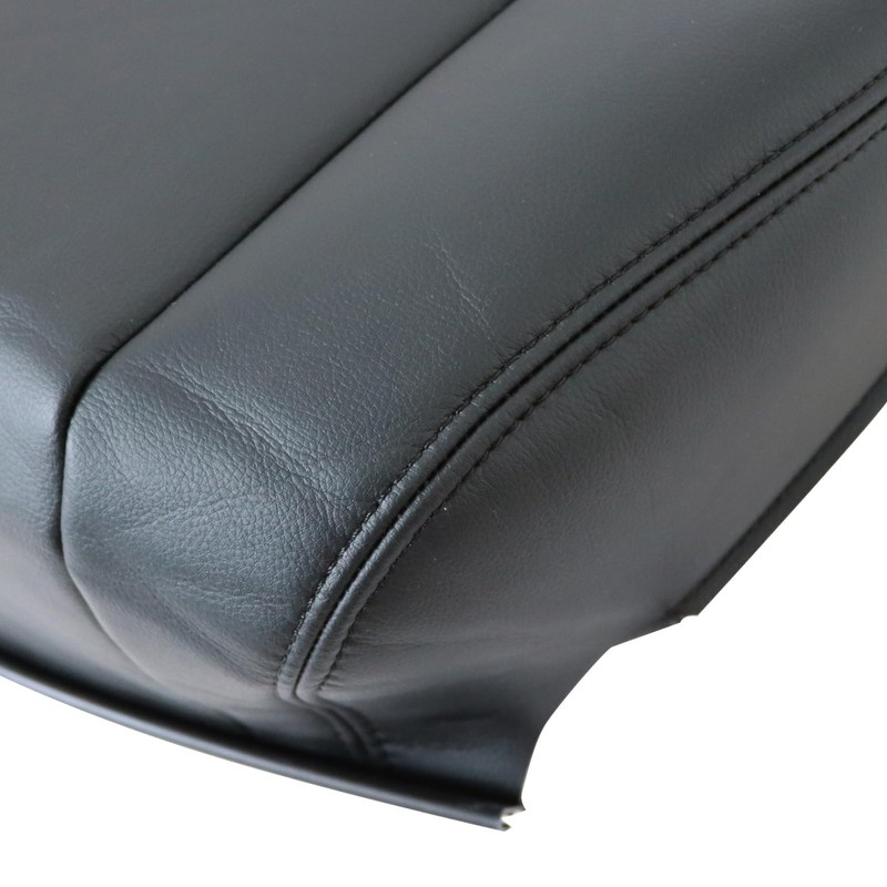FZJDSD Black Driver Side Bottom Microfiber Leather Replacement Seat Cover