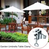 1 x Parasol Clip, Parasol Stand, Parasol Holder for Balcony