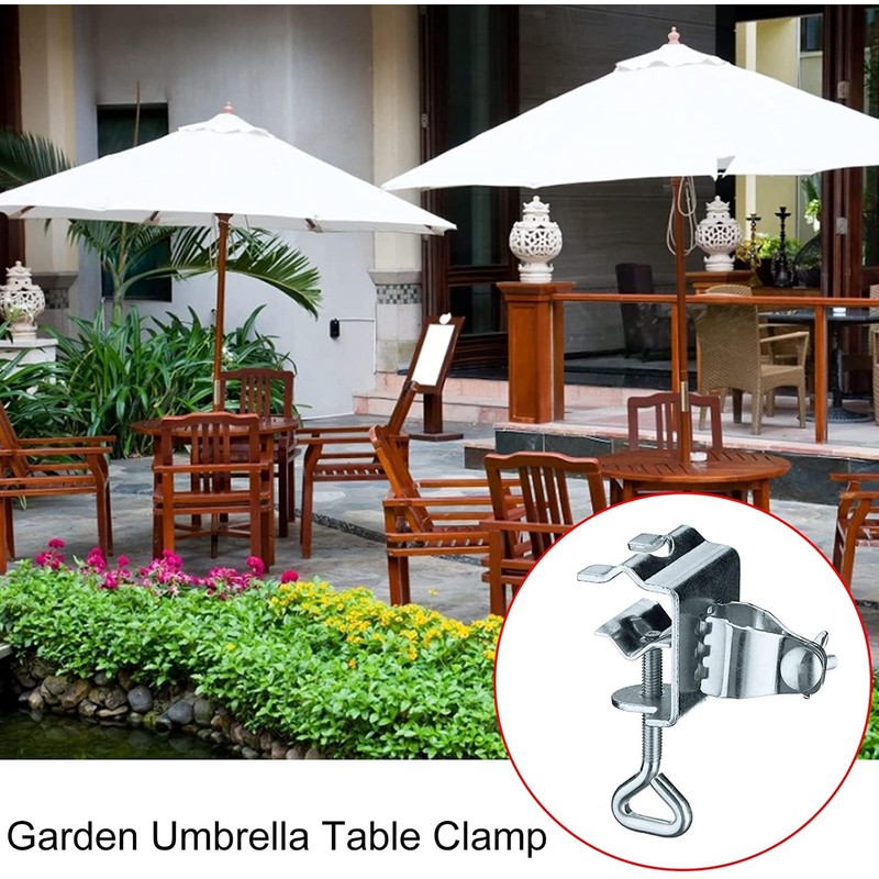1 x Parasol Clip, Parasol Stand, Parasol Holder for Balcony
