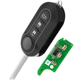 Schlüsselanhänger Auto-Fernbedienung für FIAT MPV Bravo /Ducato 500 Doblo Qubo Grande Punto Citroen Jumper Peugeot Boxer 433.92 ID46