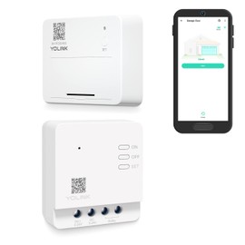 YoLink 1/4 Mile Super Long Range Smart Garage Door Opener LoRa Enabled Garage Door Kit - Garage Door Controller and Sensor with Smartphone Control Open Alerts Notification, YoLink Hub Required