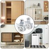 Nagpew 12 Pieces Closet Door Roller, Sliding Wardrobe Door Wheel