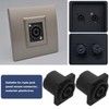 Create idea 10 x 4-Pin Speakon Jack Socket Audio Speaker