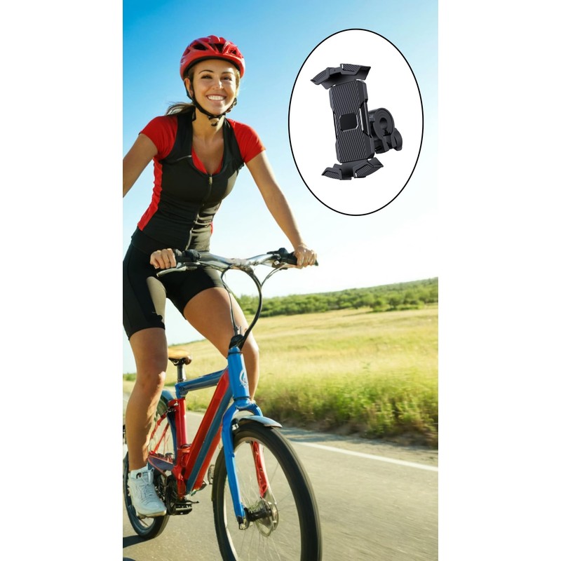 Adjustable Motorcycle Phone Mount for Electric & Dirt Bikes -