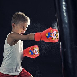 Youth Boxing Gloves - Breathable Junior Mitt, Cartoon Pattern Training | Training Sparring Gloves for Age 3-12 Years Youth, Boys and Girls for Punching Bag