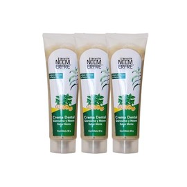 Crema Dental Natural LIBRE DE FLUOR Artesanal de Hoja de Neem-Sin Fluor, Gluten, Sulfatos (SLS), Parabenos, Petrolatos, Triclosan, Azucar- Bienestar N